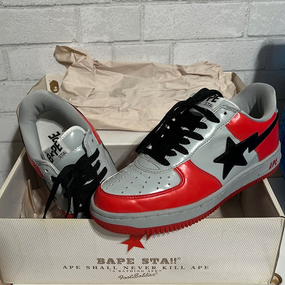 BAPESTA FS-001 LOW 'GRAY RED'